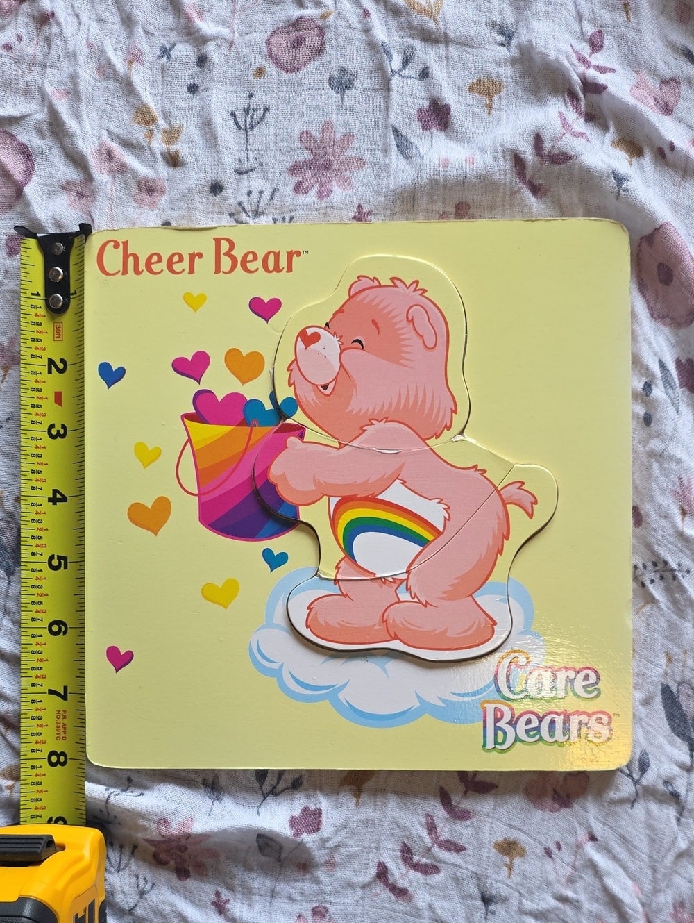 Cheer Bear Care Bears Vintage Puzzle